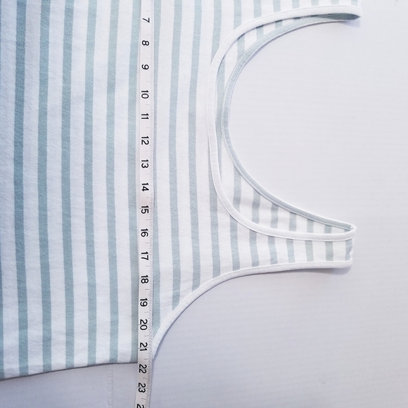 NEW‎ Madewell Boxy-Crop Tank Top in Crawley Stripe XL - Picture 12 of 13